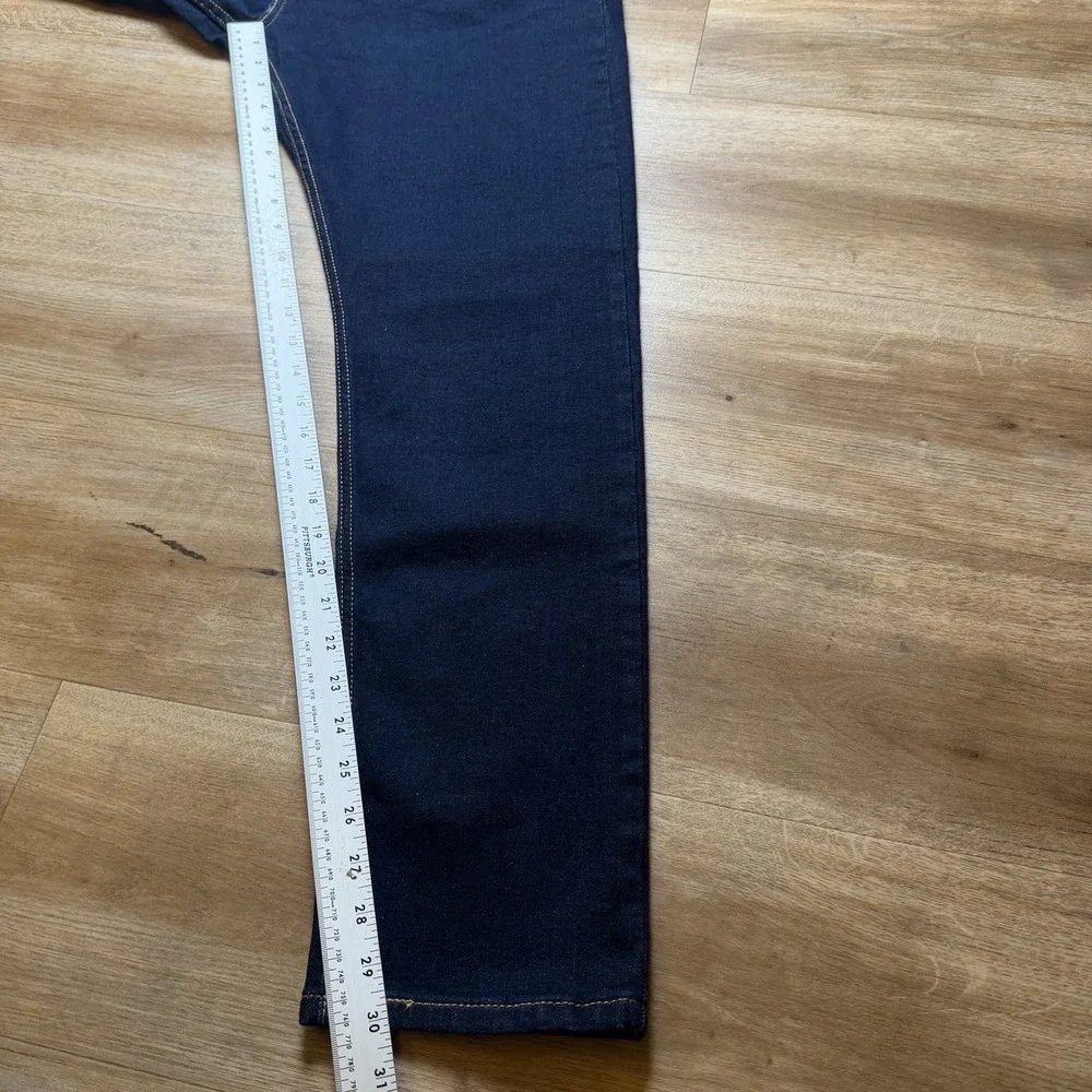 Levis 512 Jeans Men 36x32 Blue Slim‎ Tapered Stretch Denim Dark Indigo Wash NEW
